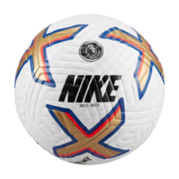 Nike premier league academy white/gold soccer ball offer at Totalsports