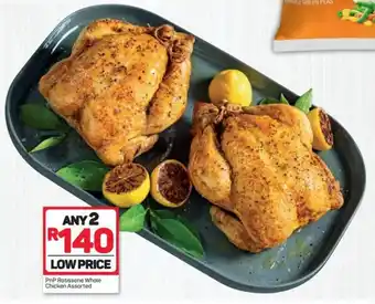 Pick n Pay Hypermarket PnP Rotisserie Whole Chicken assorted 2's offer