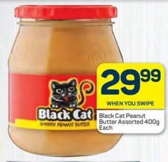 Pick n Pay Hypermarket Black Cat Peanut Butter assorted 400g offer