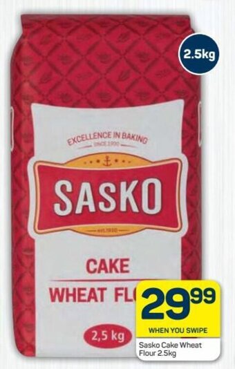 Pick n Pay Hypermarket Sasko Cake Wheat Flour 2,5kg offer
