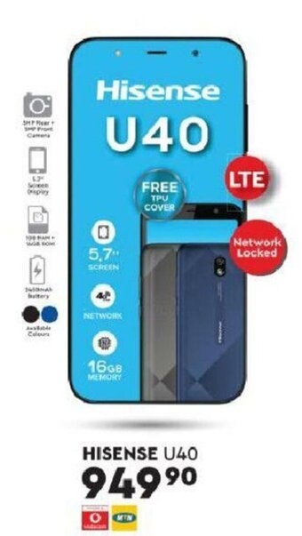 Edgars Hisense U40 offer