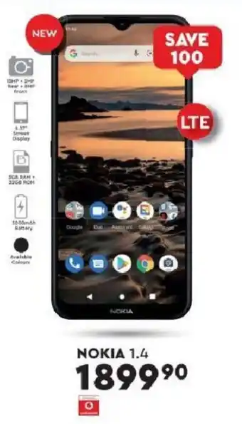 Edgars Nokia 1.4 offer