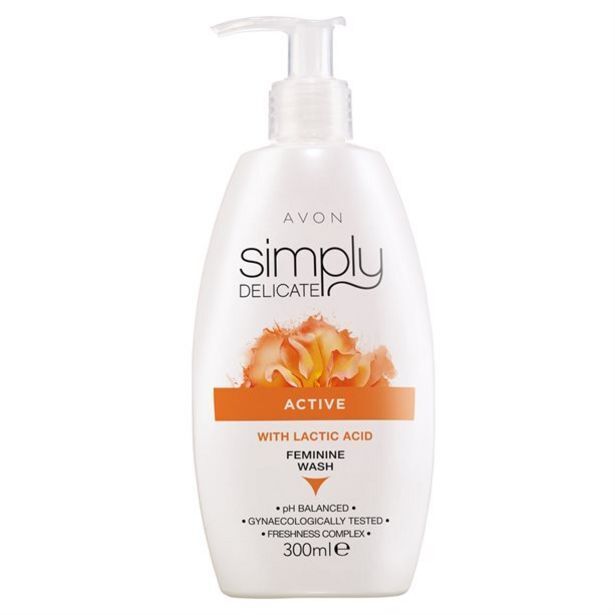 Simply delicate active feminine wash 300ml offer at AVON