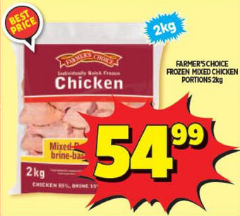 Usave Farmer's Choice Frozen Mixed Chicken Portions 2Kg offer