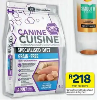 Pick n Pay Hypermarket Canine Cuisine Dry Dog Food assorted 4kg offer