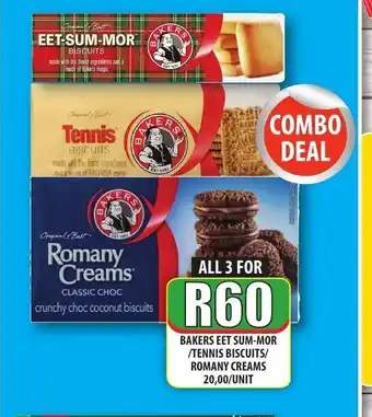 1UP Bakers Eet Sum-Mor / Tennis Biscuits / Romany Creams offer