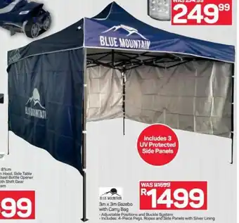 Pick n Pay Hypermarket Blue Mountain 3m x 3m Gazebo with Carry Bag offer