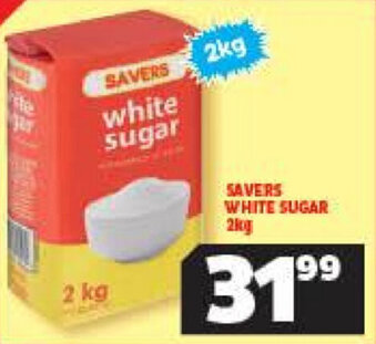 Usave Savers White Sugar 2Kg offer