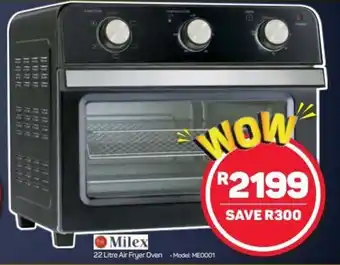 Pick n Pay Hypermarket Milex 22 litre Air Fryer Oven offer