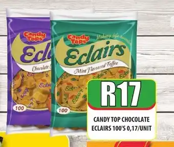 Candy Top Chocolate Eclairs 100's