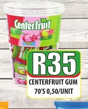 Centerfruit Gum 70's