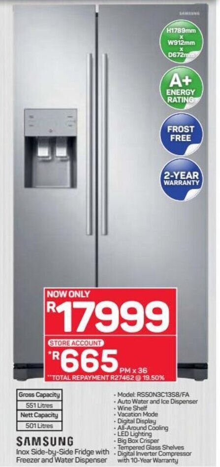 hypermarket fridge specials