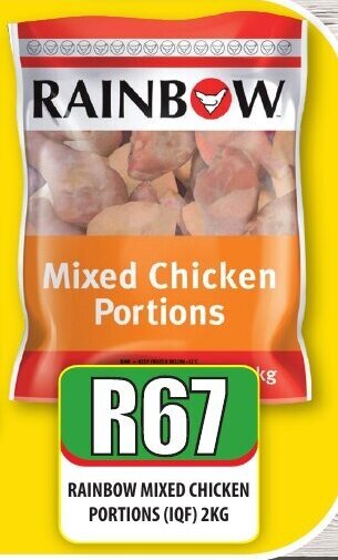 1UP Rainbow Mixed Chicken Portions 2kg offer