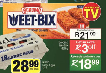 Spar Bokomo Weetbix 450g offer