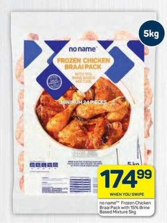 Pick n Pay No Name Frozen Chicken Braai Pack 5kg offer