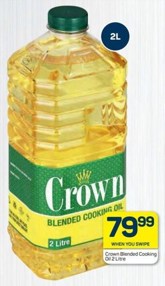 Pick n Pay Crown Blended Cooking Oil 2 litre offer