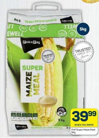 Pick n Pay PnP Super Maize Meal 5kg offer