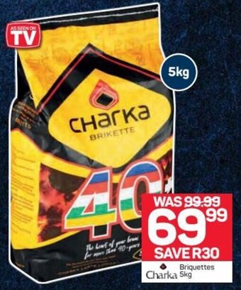 Pick n Pay Charka Briquettes 5kg offer
