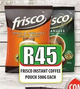 1UP Frisco Instant Coffee Pouch 500G offer