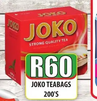 1UP Joko Teabags 200's offer