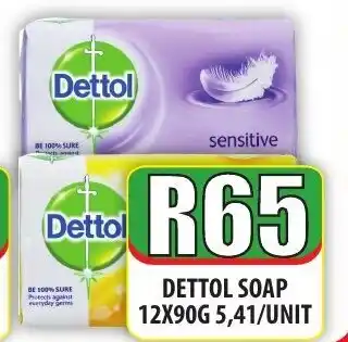 1UP Dettol Soap12x90G offer