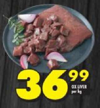 Shoprite Ox Liver offer