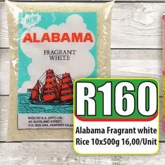 1UP Alabama Fragrant White Rice 10x500g offer