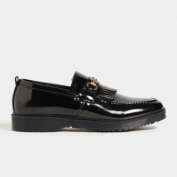 Mkm black fringe chunky loafer offer at Markham