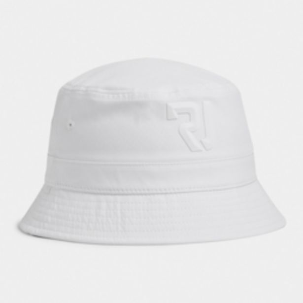 Rj white plastesol bucket hat offer at Markham