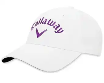 Callaway liquid metal adjustable ladies white/purple cap