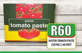 Austin Tomato Paste 25x70G