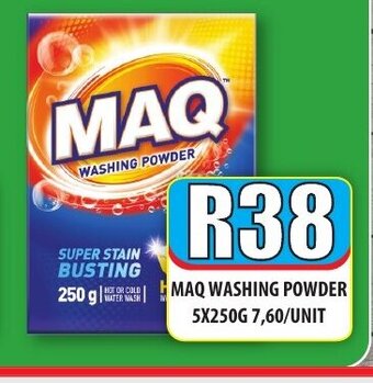 1UP MAQ Washing Powder 5x250G offer