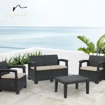 OneDayOnly 4-piece hamptons patio set offer