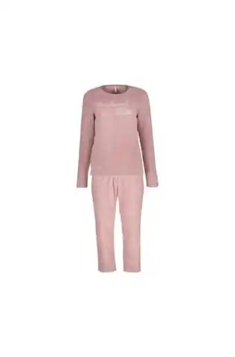 Grace plain coral fleece pj - 2 piece