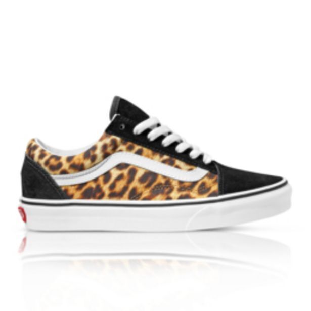Vans women's leopard old skool multicolour sneaker offer at Sportscene