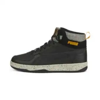 Totalsports Men's puma rebound rugged black/green shoes offer