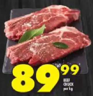 Shoprite Beef Chuck offer