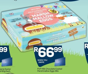 Pick n Pay PnP Milk Chocolate Coated Marshmallow Eggs 36s offer