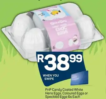 Pick n Pay Pnp Candy Coated White Hens Eggs, Coloured Eggs or Speckled Eggs 6s offer