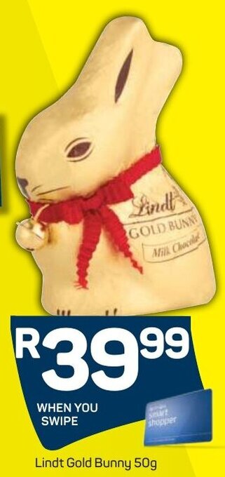 Pick n Pay Lindt Gold Bunny 50g offer