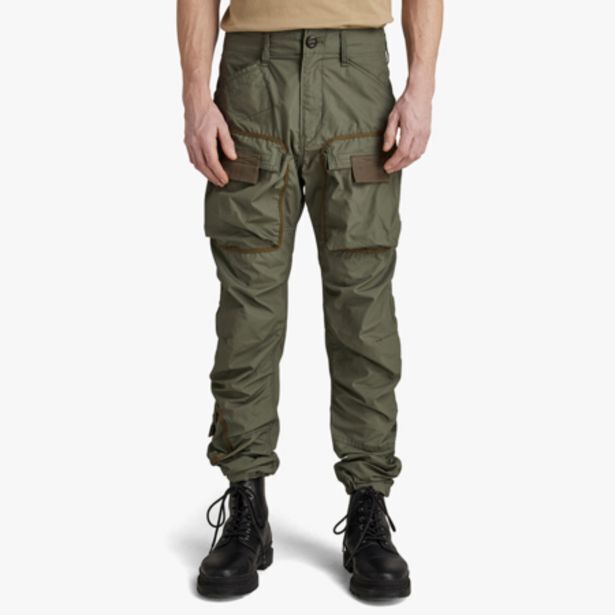 Gstar 3d regular tapered cargo pants offer at Fabiani
