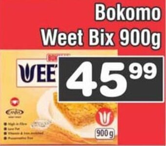 Advance Cash n Carry Bokomo Weet Bix 900g offer
