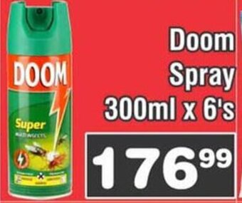 Advance Cash n Carry Doom Spray 300ml x 6's offer