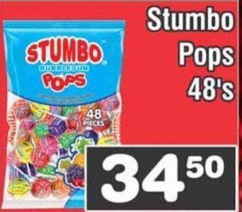 Advance Cash n Carry Stumbo Pops 48's offer