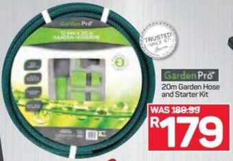 Pick n Pay Garden Pro 20m Garden Hose and Starter Kit offer