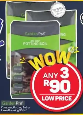 Pick n Pay Garden Pro Compost Potting Soil or Lawn Dressing 30cm offer