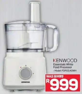Pick n Pay Kenwood Essentials Food Processor offer