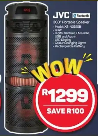 Pick n Pay JVC 360° Portable Speaker 40W offer