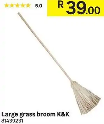 Leroy Merlin Large Grass Broom K&K offer