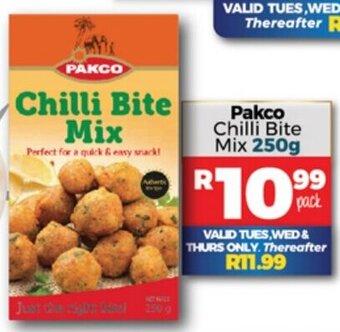 Take 'n Pay Pakco Chilli Bite Mix 250g offer